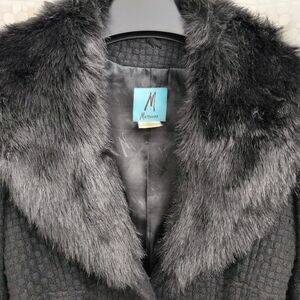 Marciano Dark Gray Faux Fur Teddy Jacket